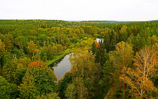 Skaisti ieskandināts rudens