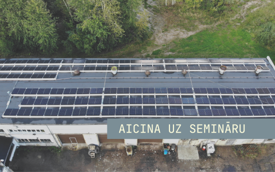 Interesenti aicināti uz semināru par saules paneļu ieviešanu