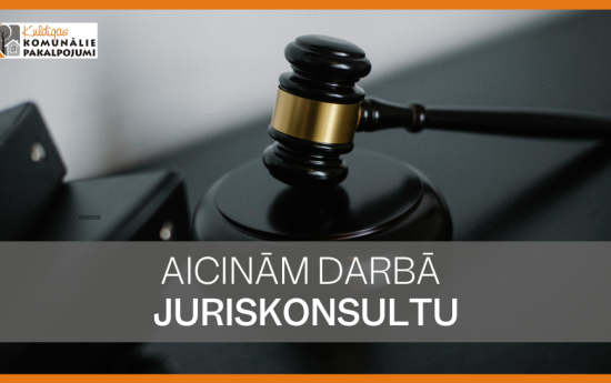 Aicina darbā juriskonsultu