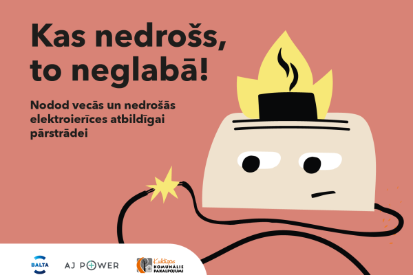 Kas nedrošs – to neglabā! Aicina nodot nedrošās elektroierīces