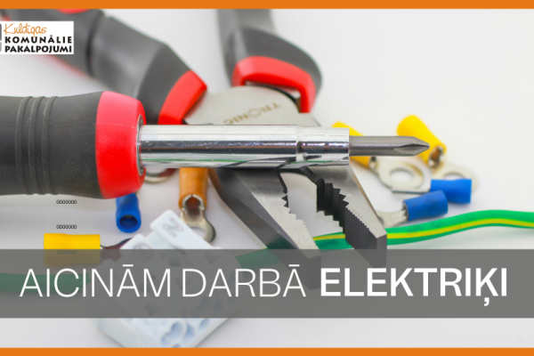 Aicina darbā elektriķi