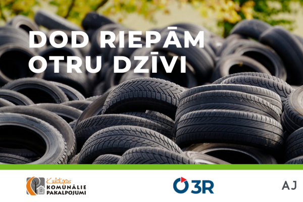 Aicina bez maksas nodot riepas