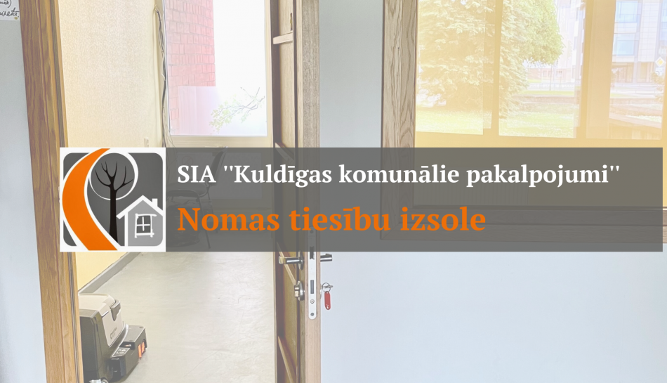 Nomas tiesību izsole Pilsētas laukumā 4, Kuldīgā 