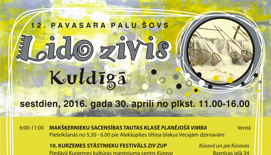 Pavasara tirdziņš pasākumā “Lido zivis Kuldīgā”